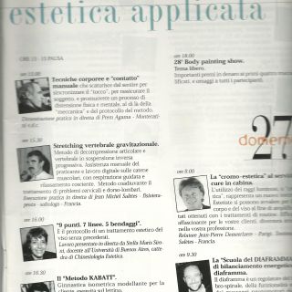 1998 Conferencia, 9 PUNTOS, 7 LINEAS, 5 VENDAJES CONGRESSO  LNE. Italia